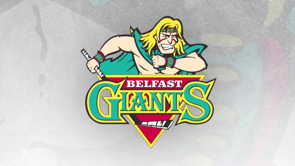 The Belfast Giants' team logo is the mythological character Finn McCool.
