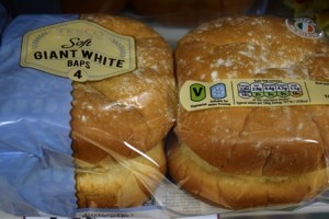 Baps are sold in bakeries and in grocery stores